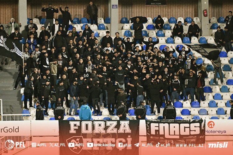 "Neftçi" azarkeşlərinə görə 5000 manat cərimələndi