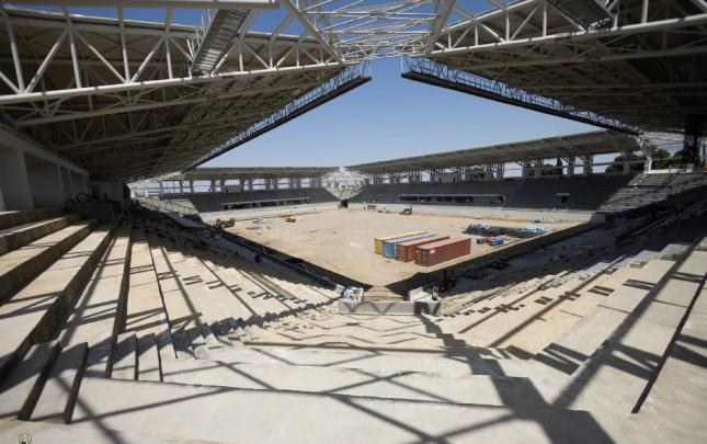 Yeni tikilən Gəncə stadionundakı son durum -    FOTOLAR