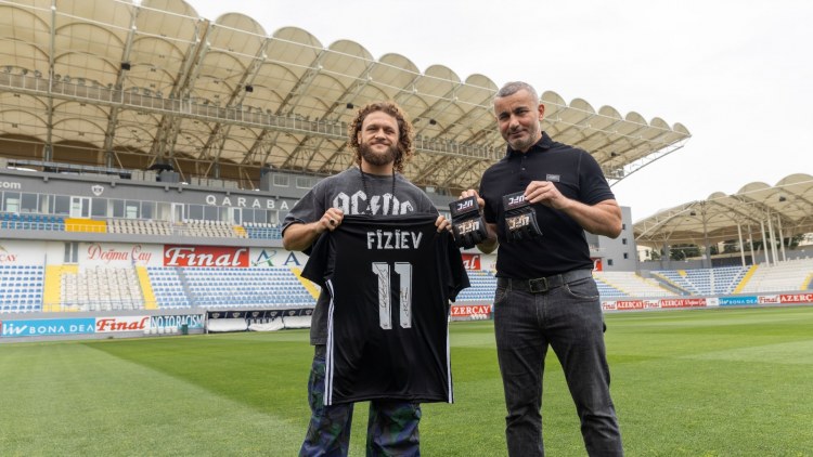 "Qarabağ" UFC-ni qarşıladı:    Rafael Fiziev Ağdam klubunun stadionunda