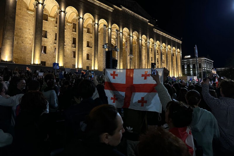 Tbilisidə etiraz aksiyasında 20 nəfər saxlanılıb