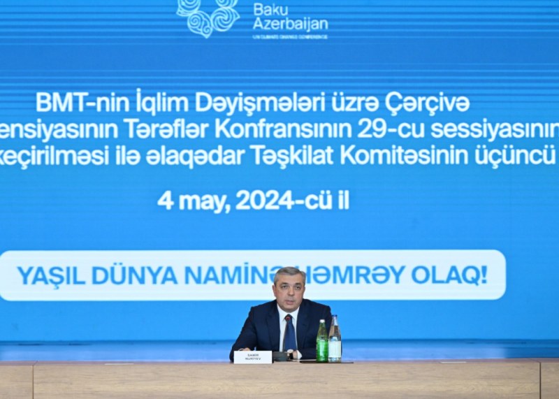 COP29 ilə əlaqədar Təşkilat Komitəsinin üçüncü iclası keçirilib - FOTO