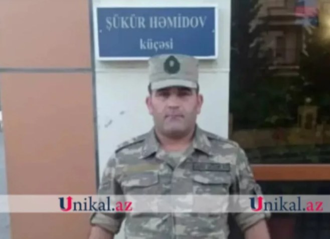 Ehtiyatda olan hərbçimiz vəfat etdi